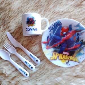 Plate Set - Spiderman