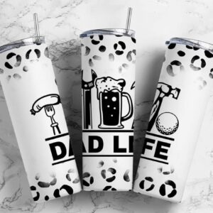 Tumbler Dad Life, Tumbler, Dad Gift, Drinkware
