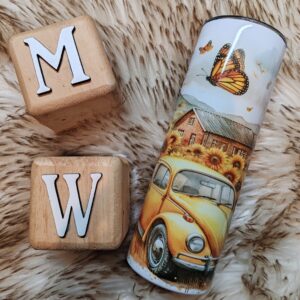 Beatle Car and Donkey Tumbler