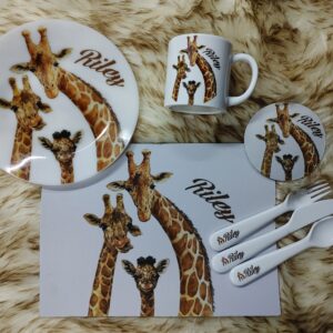 Plate Set - Giraffe